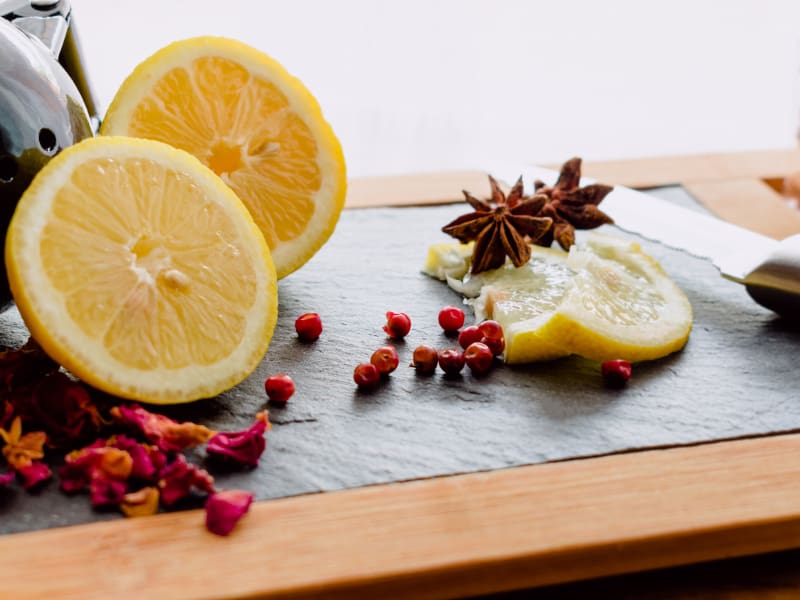 Lemon anise and other spices